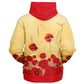 Poppies Zip Hoodie Unisex