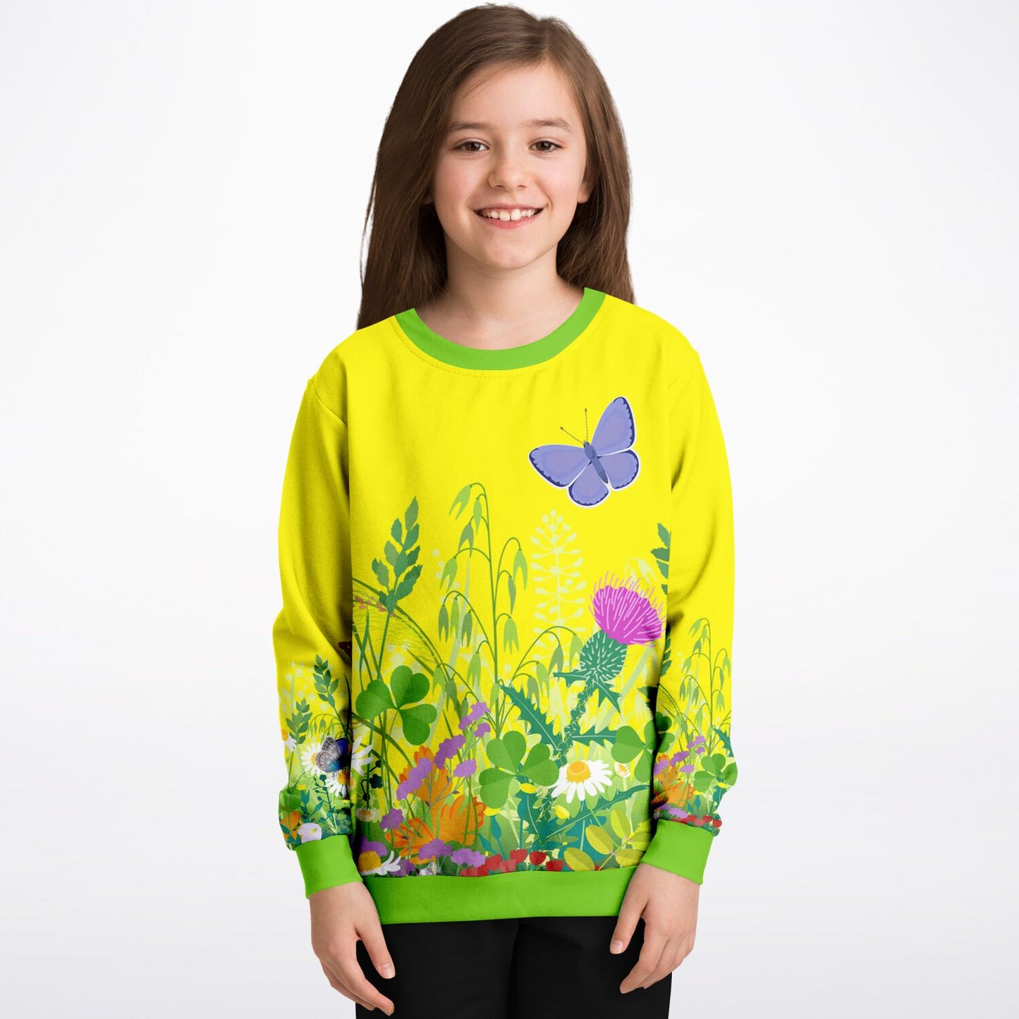 Summer Field Kids Sweatshirt