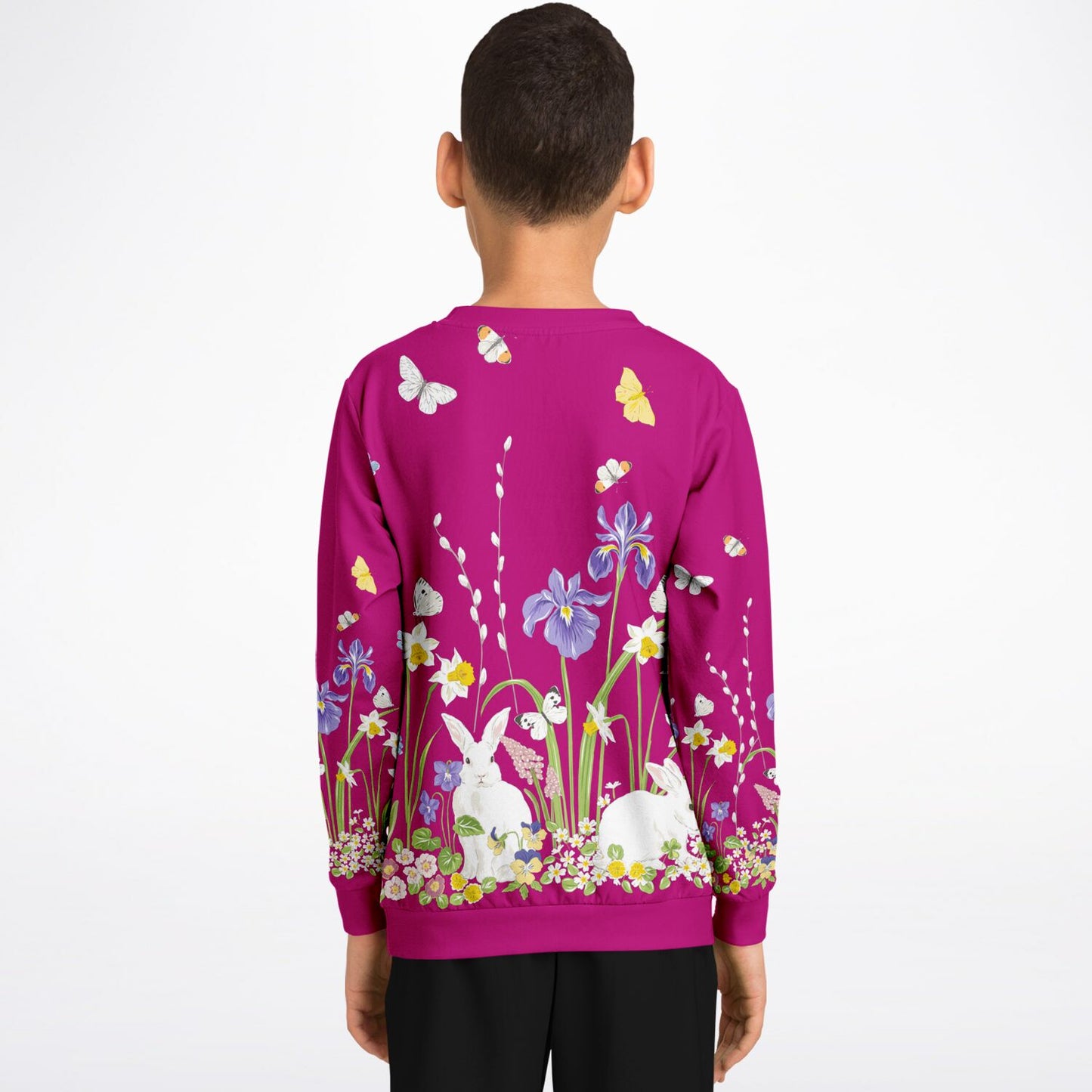 Spring Bunnies 3 Kids Sweatshirt