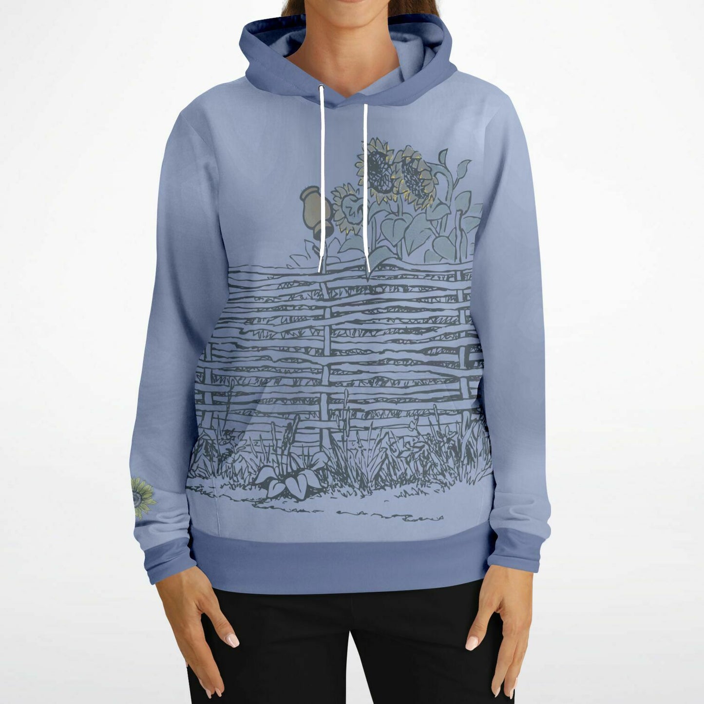 Village Fence Grey Hoodie Unisex (2 variants)