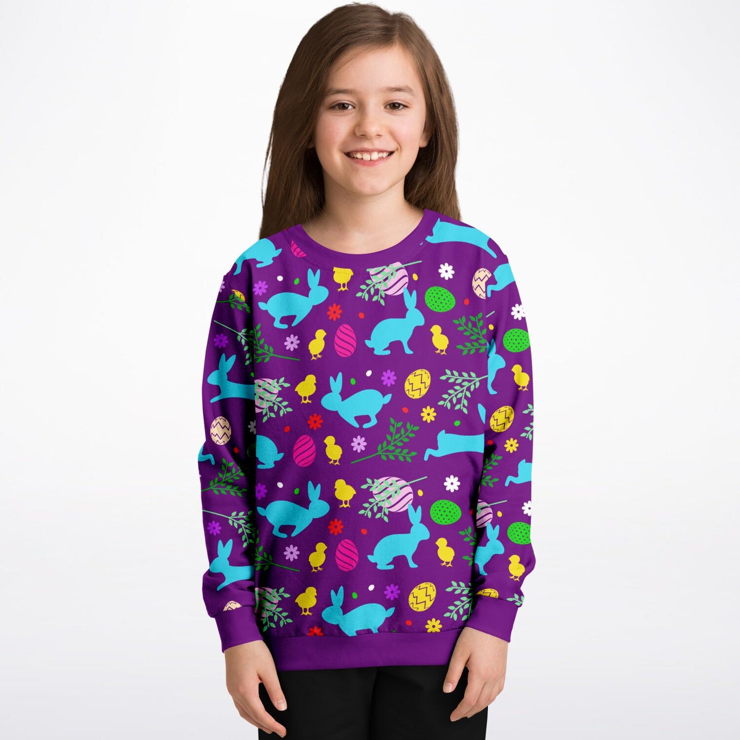 Easter Bunnies Kids Sweatshirt (2 colors)