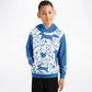 Blue Animals II Kids Hoodie