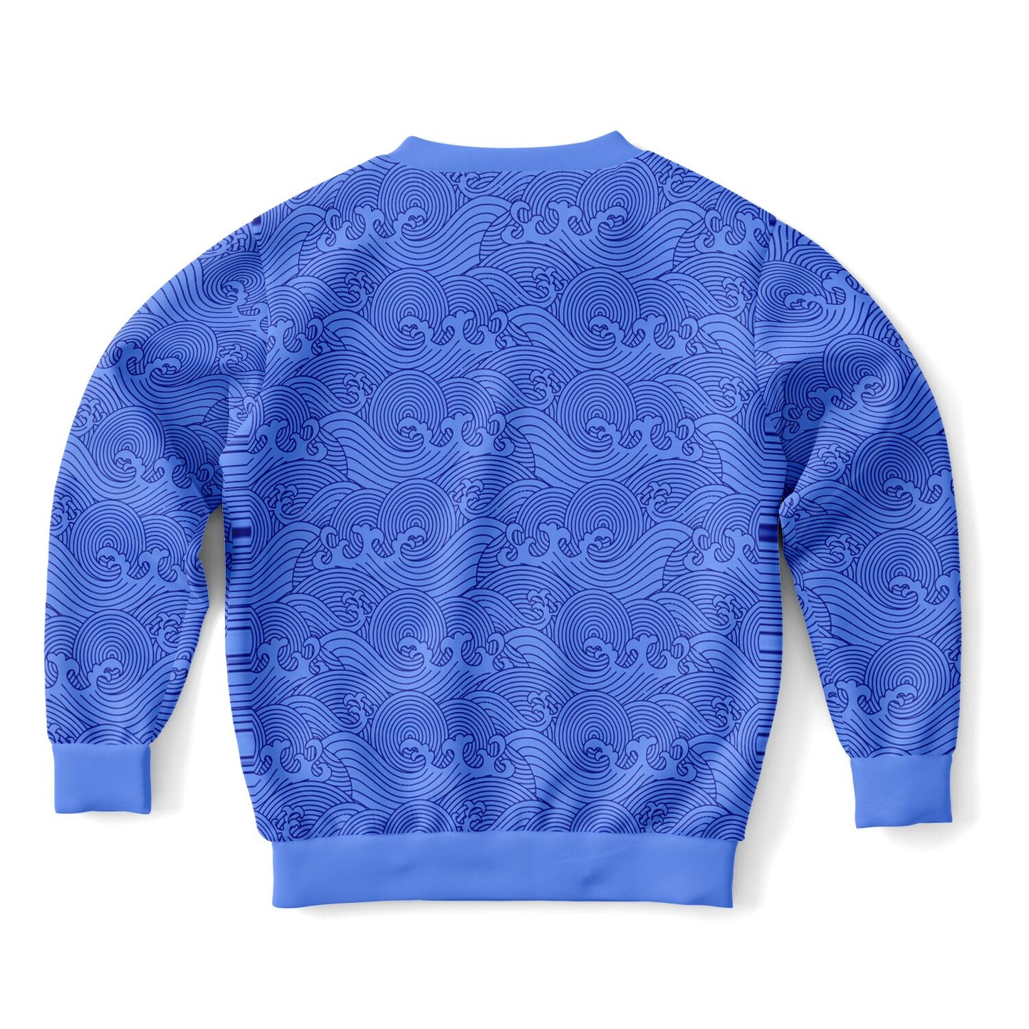 Waves and Ship Kids Poly Swearshirt