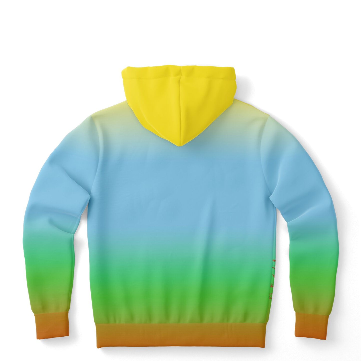 Village Fence Colorful Hoodie Unisex