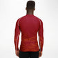Waves Red Men's Rashguard