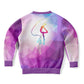 Purple Gymnast Girl Sweatshirt