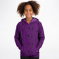 Purple Gymnastics 3 Kids Hoodie