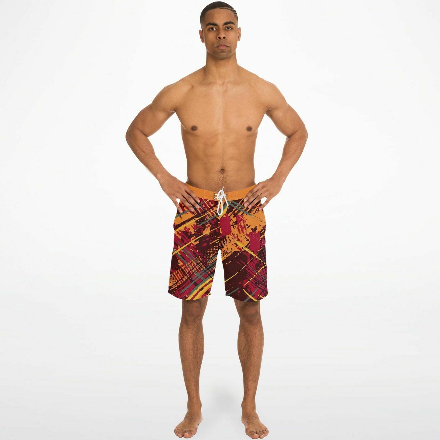 Abstract Orange Men's Board Shorts - coming soon!