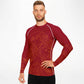 Waves Red Men's Rashguard
