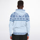 Deer Pattern Zip Hoodie Unisex