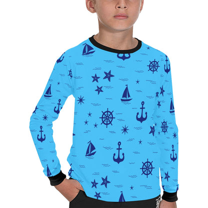 Blue Marine Kids LS T-shirt