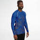 Waves Blue Men's Rashguard