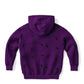 Purple Gymnastics 3 Kids Hoodie