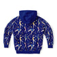 Blue Gymnastics Girl Kids Hoodie