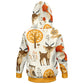 Fall Animals Kids Hoodie