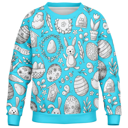Easter Blue Kids Sweatshirt