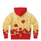 Poppies Zip Hoodie Unisex