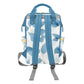 Blue Leaves Multipurpose Backpack/Diaper Bag