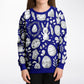 Easter Dark Blue Poly Kids Sweatshirt