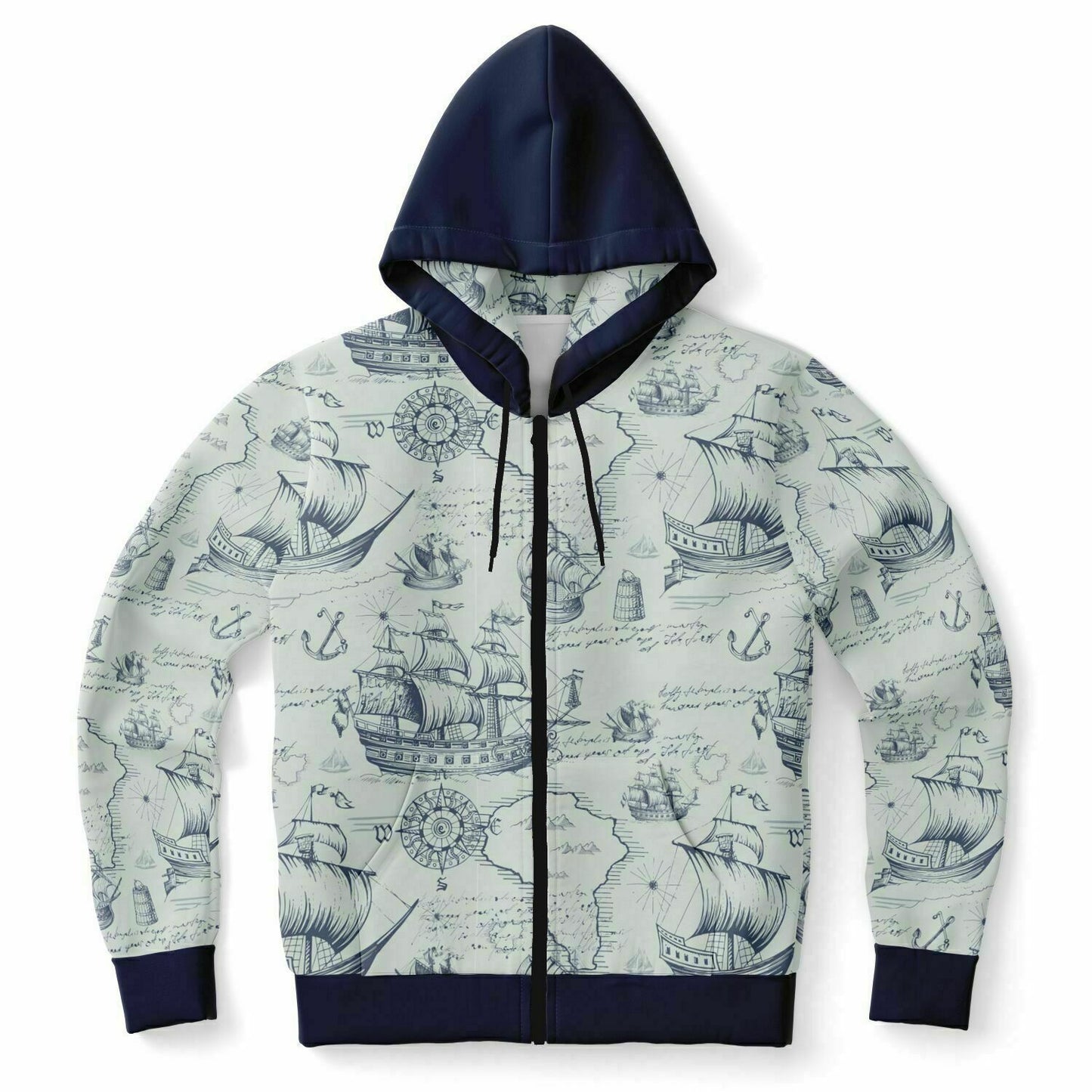 Ships 1 Zip Hoodie Unisex