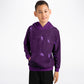 Purple Gymnastics Girl Kids Hoodie