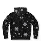 Black Snowflakes Hoodie Unisex (W)