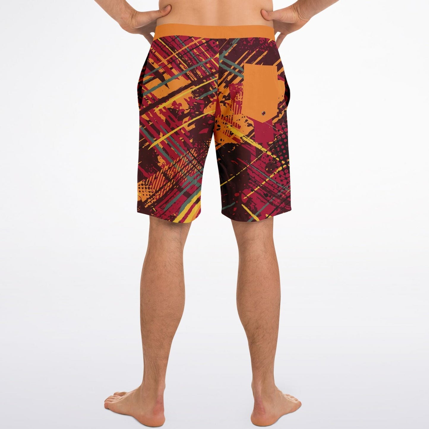 Abstract Orange Men's Board Shorts - coming soon!