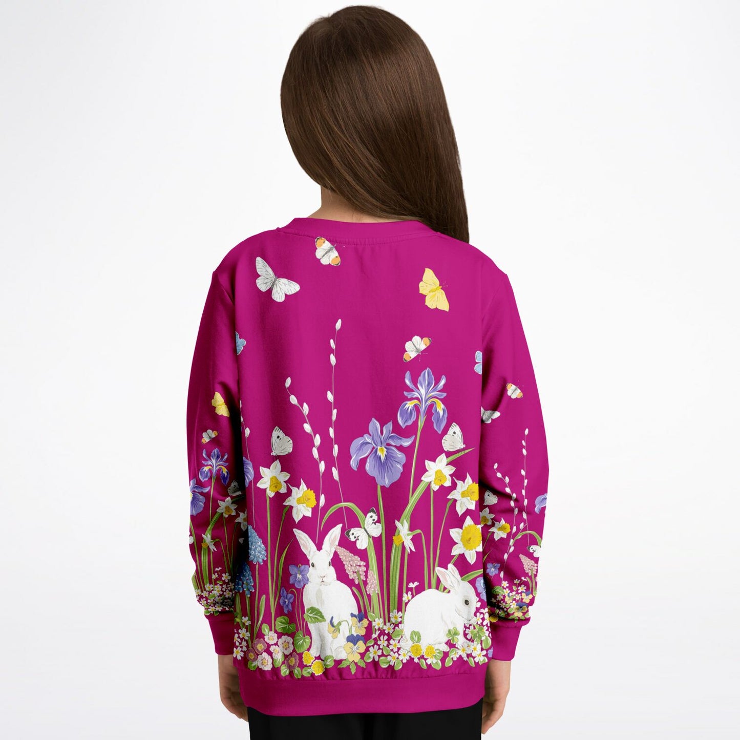 Spring Bunnies 3 Kids Sweatshirt