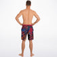 Abstract Red 2 Men's Board Shorts
