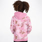 Pink Butterflies Kids Hoodie