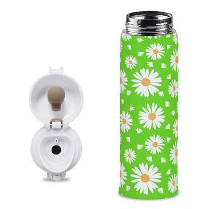 Daisies Outdoor Tumbler (354ml/12oz) | Stainless Steel 304 - light green