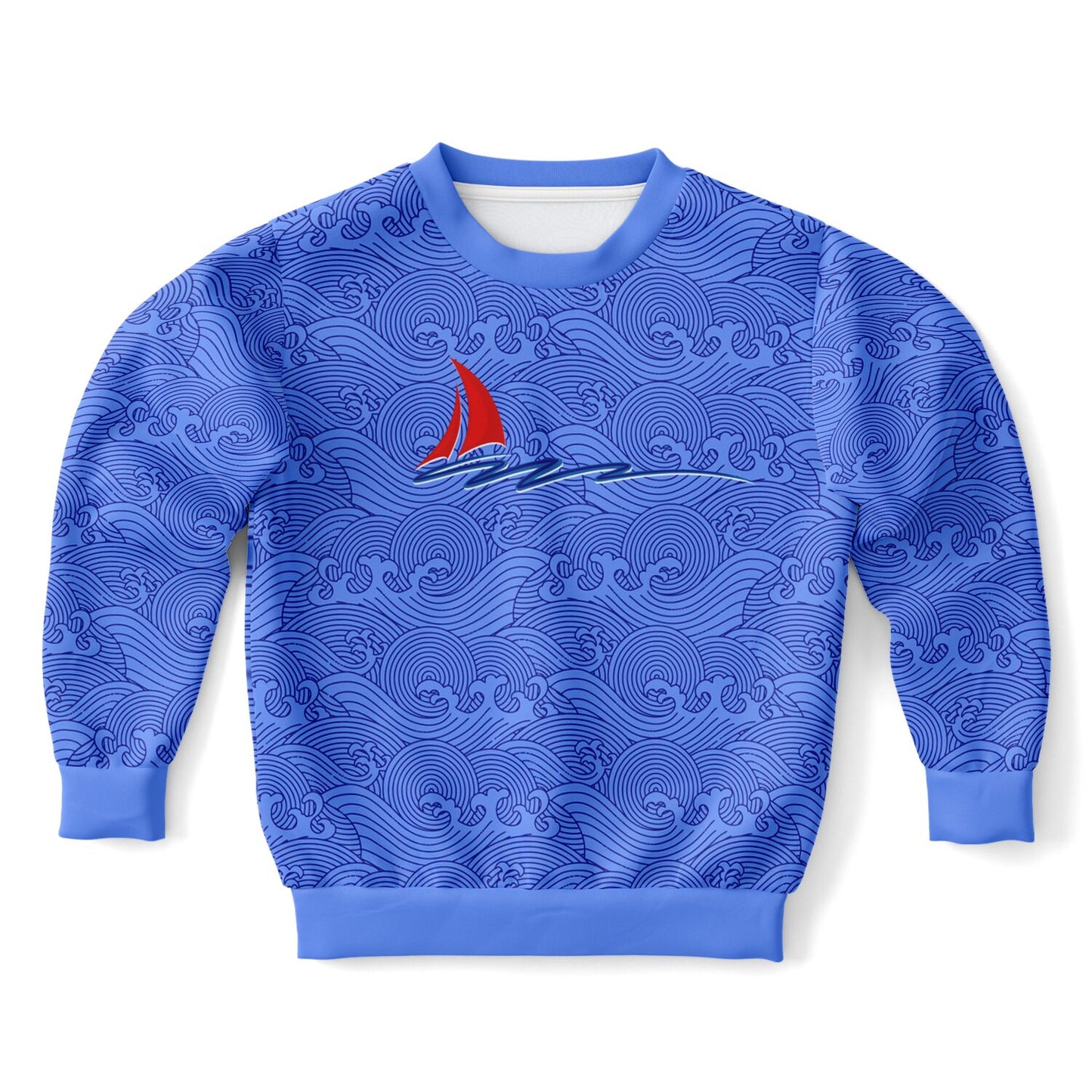 Waves & Ships Kids Sweatshirt (4 variants)