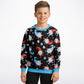 Black Winter Gnomes Kids Sweatshirt