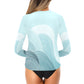 Turquoise Waves Women's Swim Shirt