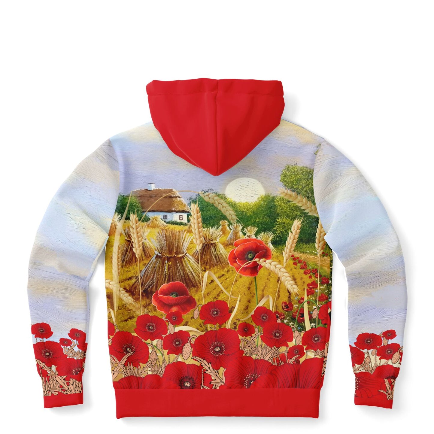 Ukraine Summer Village 1 Zip Hoodie Unisex