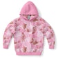 Pink Butterflies Kids Hoodie