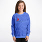 Waves and Ship Kids Poly Swearshirt