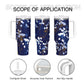 Copy of Blue Flowers 3 Large Capacity 40oz Tumbler Stainless Steel