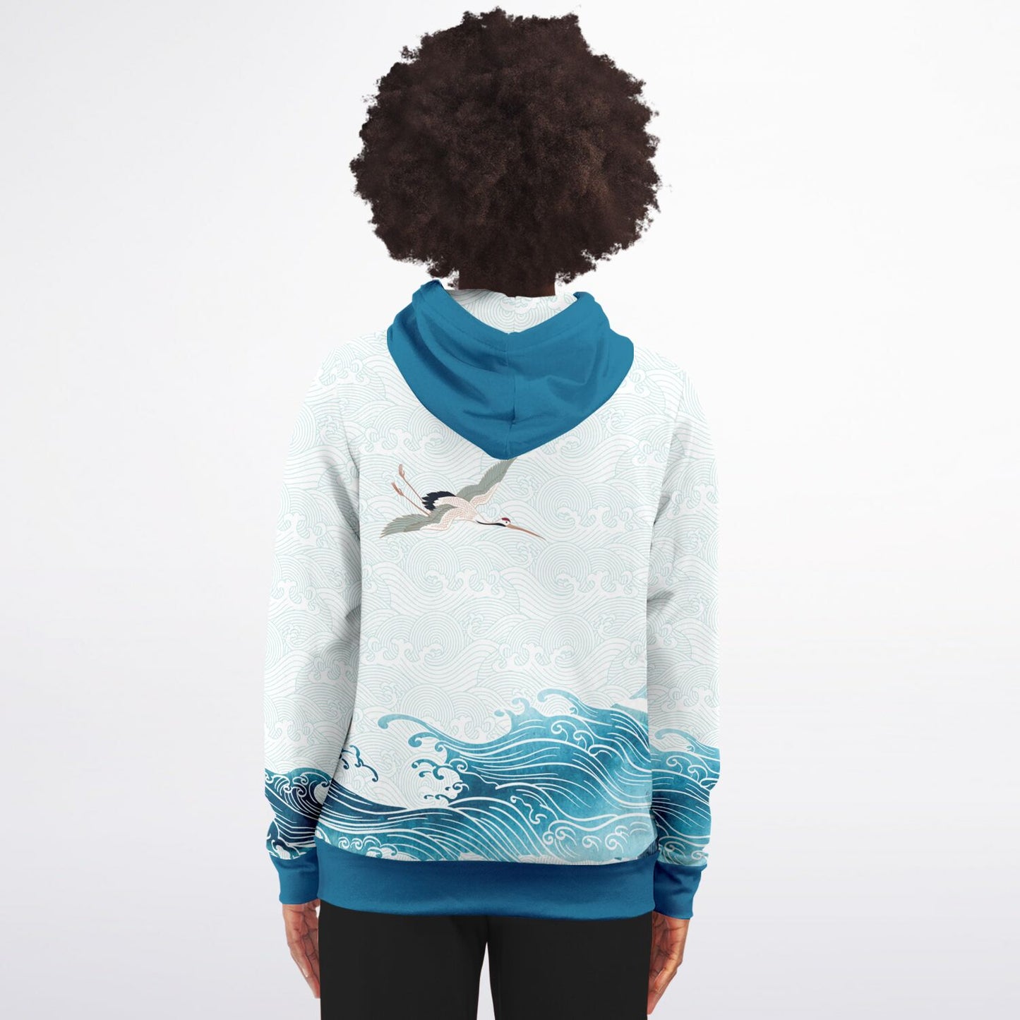 Waves & Cranes Zip Hoodie Unisex (3 variants)