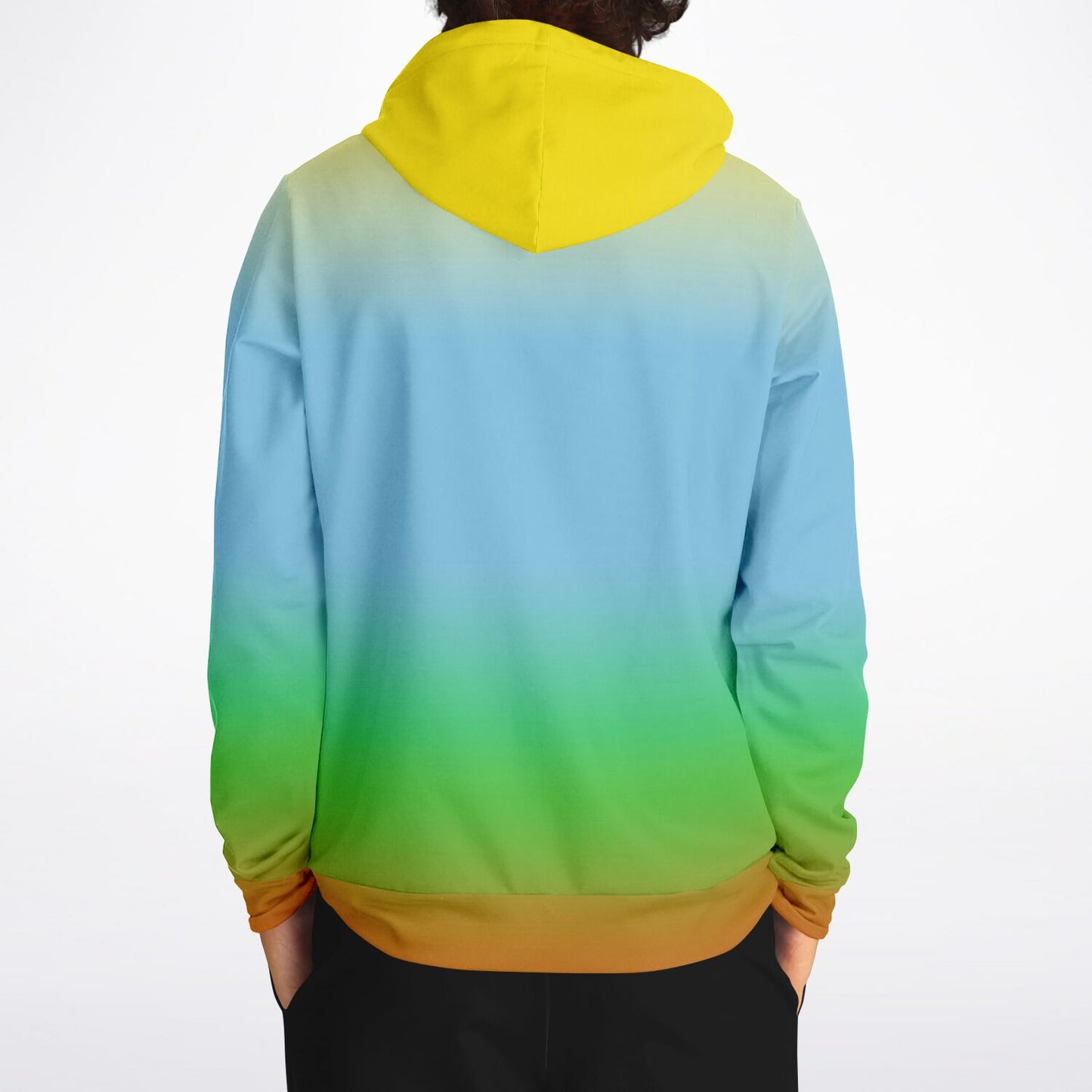 Village Fence Colorful Hoodie Unisex