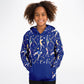 Blue Gymnastics Girl Kids Hoodie