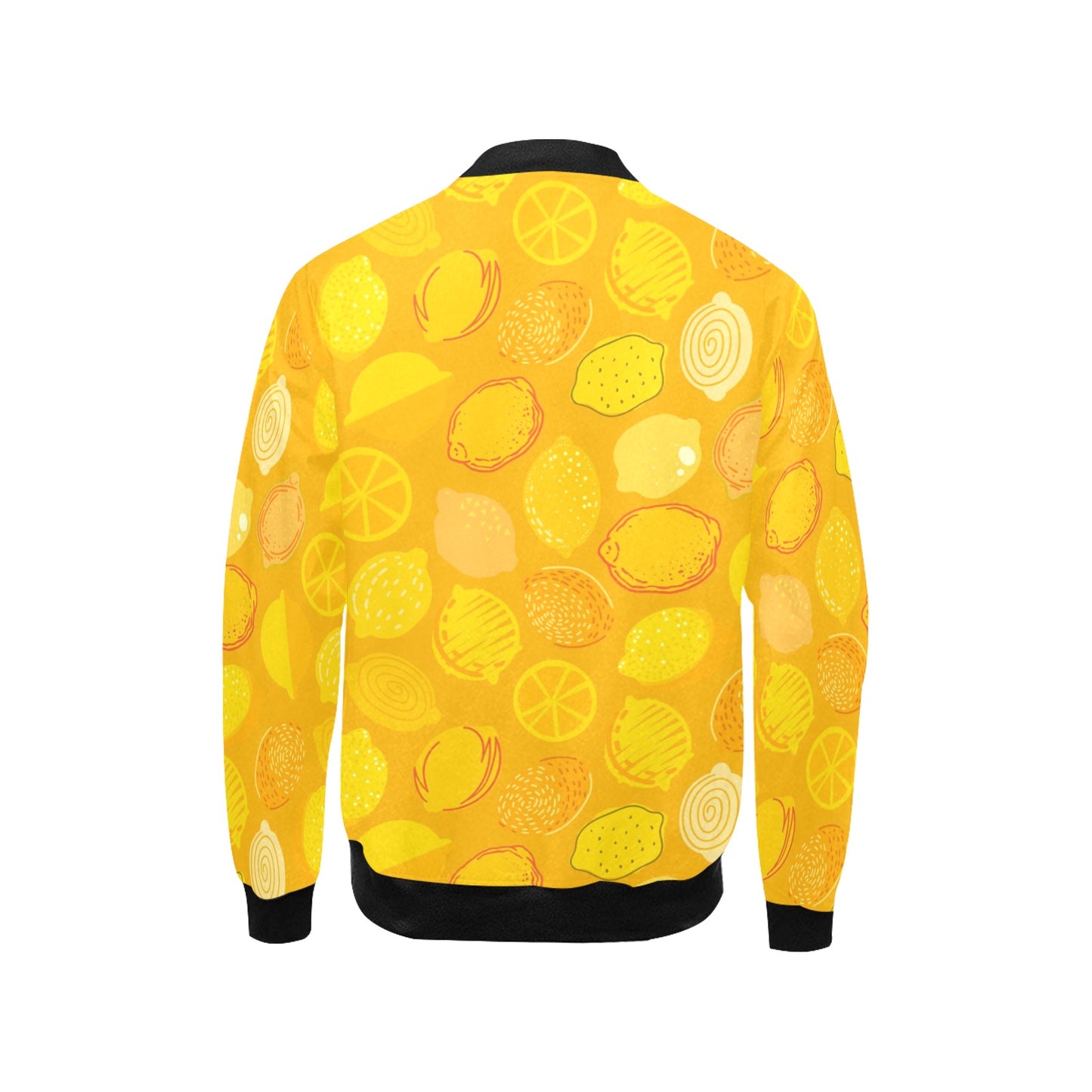 Summer Lemons Kids Bomber Jacket