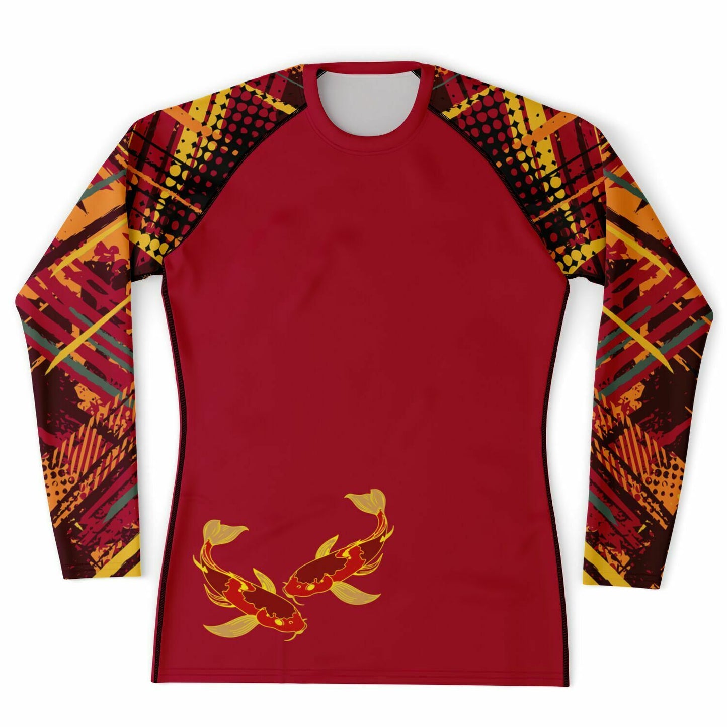 Koi Red Men's Rashguard (two sleeves)