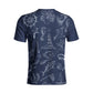 Blue Marine Cotton T-shirts