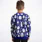 Easter Dark Blue Poly Kids Sweatshirt
