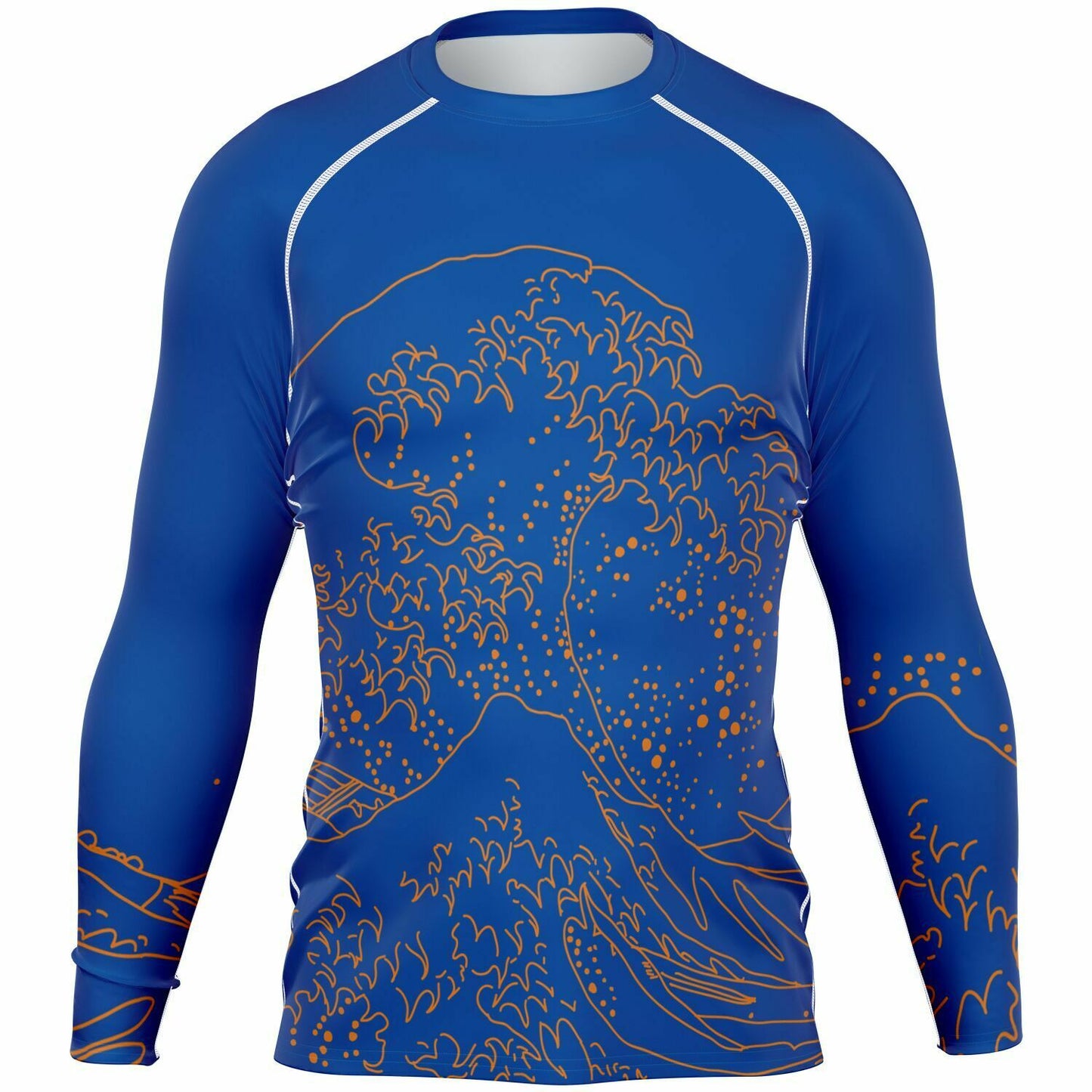 Waves Blue Men's Rashguard