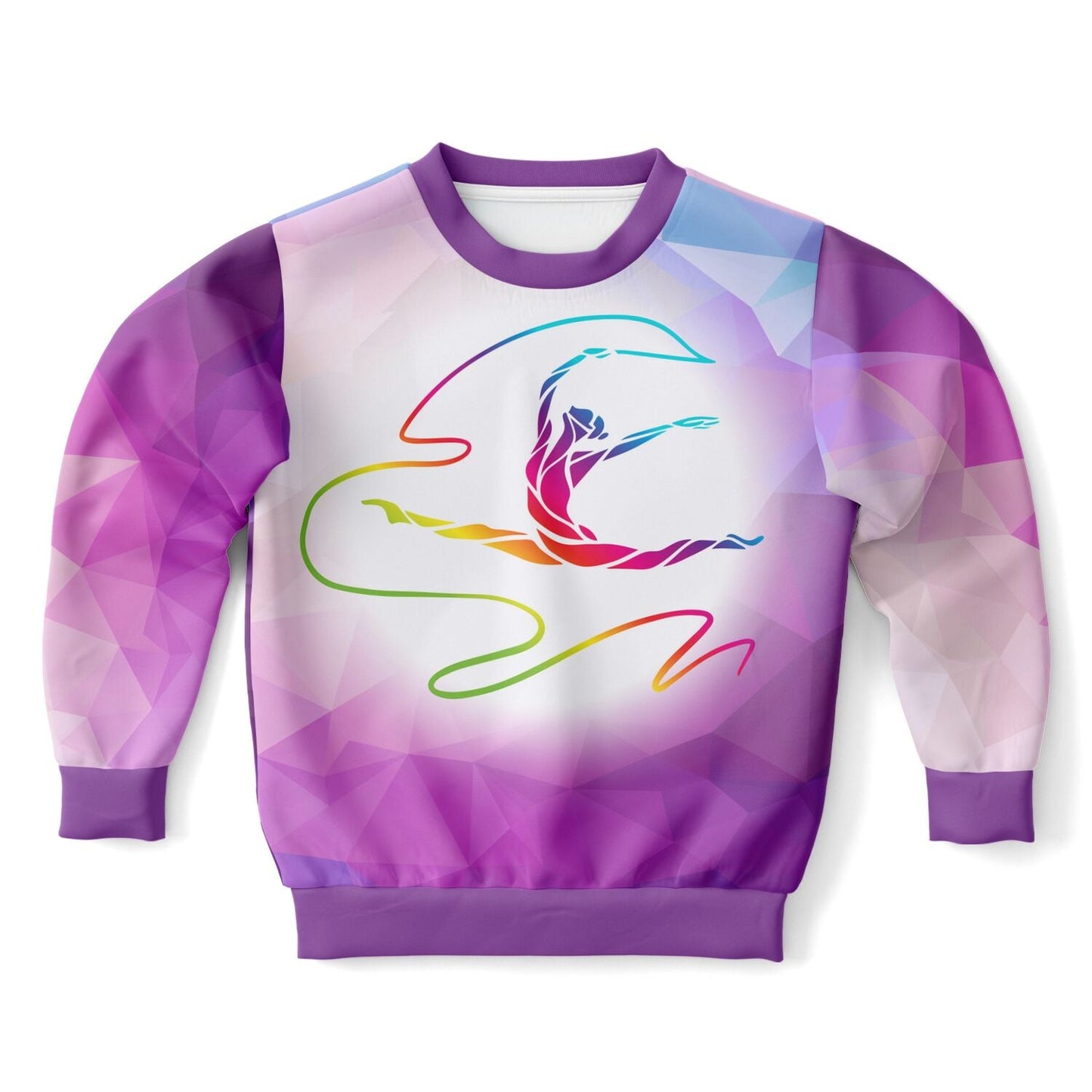 Purple Gymnast Girl Sweatshirt