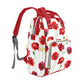 Red Poppies Multipurpose Backpack/Diaper Bag