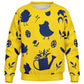 Yellow Easter Kids Sweatshirt