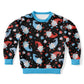 Black Winter Gnomes Kids Sweatshirt